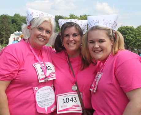 Sunday Swindon Race for Life The Finishers 2014
