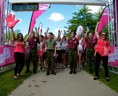 Did you see the Heart Angels at Horsham Race For L