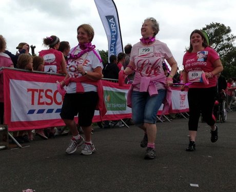 Heart Angels: Folkestone Race For Life Finish Line
