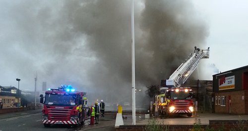 Northampton fire St James Mill