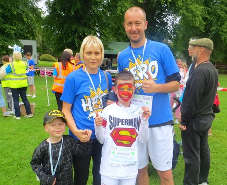Superhero fun run