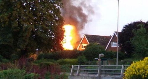 Gas explosion Bletchley 