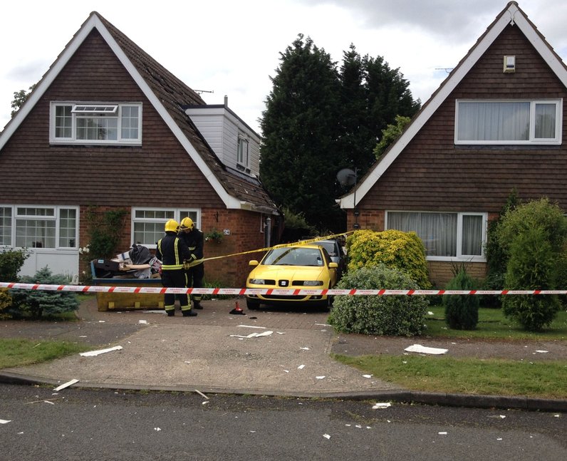 House Explosion Bletchley