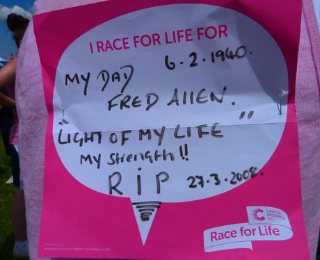 Race For Life 2014 - Luton - Finish Line and Medal