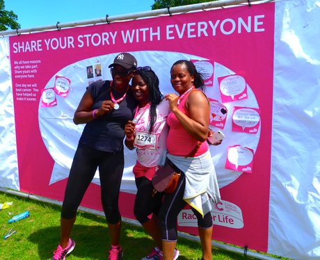 Race For Life 2014 - Luton - Finish Line and Medal