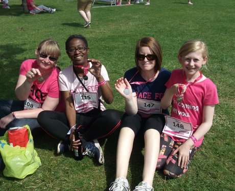 Race for Life Gloucester - The Finishers 2014