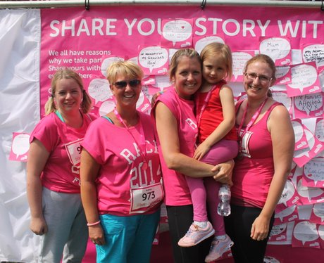 Race for Life Gloucester - The Finishers 2014
