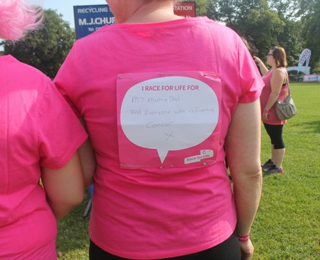 Race for Life Gloucester- The Messages 2014