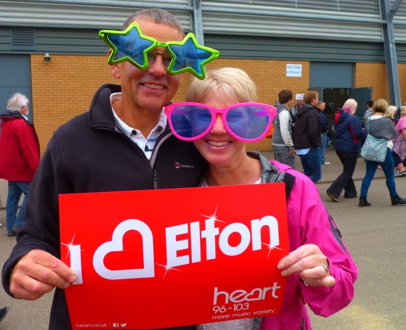 Elton John In Colchester