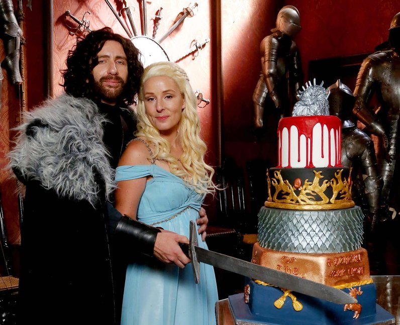 Game of Thrones fan wedding