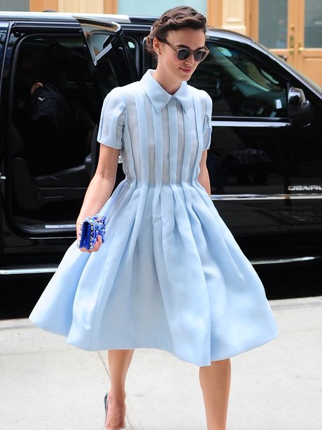 Keira Knightley wears Prada in New York City. - A Week In Style: Keira  Knightley - Heart