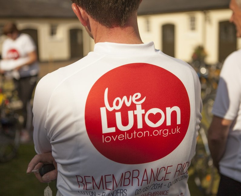 Love Luton Bike Ride 17 Love Luton Remembrance Cycle Ride Heart Four Counties