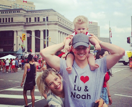 Michael Buble, Luisana Lopilato and Noah Buble