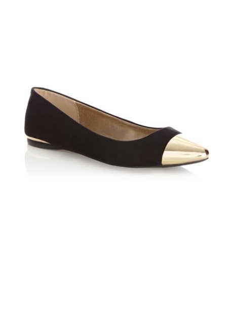 pumps with metal toe cap
