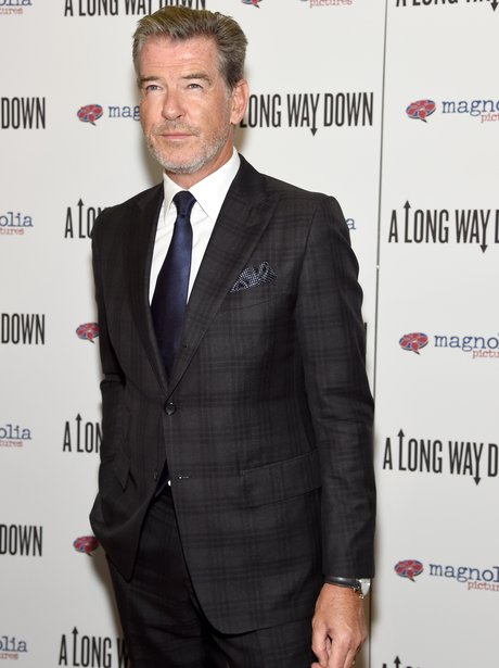 Pierce Brosnan Looks Dapper In A Sharp Suit At A Long Way Down Premiere Best Heart