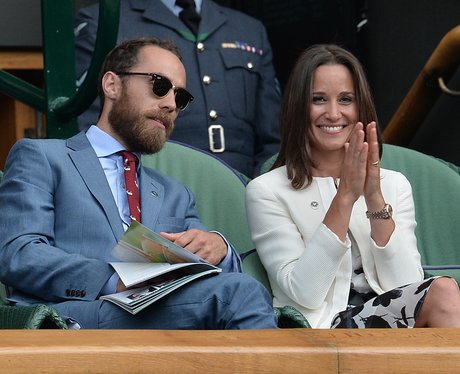 Pippa and James Middleton attend Wimbledon