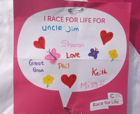 Race for Life Cheltenham - The Messages 2014