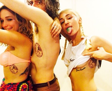 Miley Cyrus Dog Floyd Tattoo Instagram