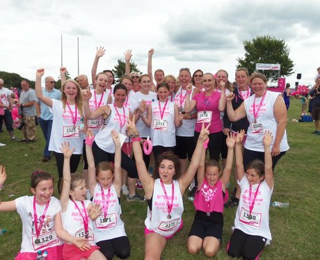 Newbury Race for Life 2014 - Finish Line