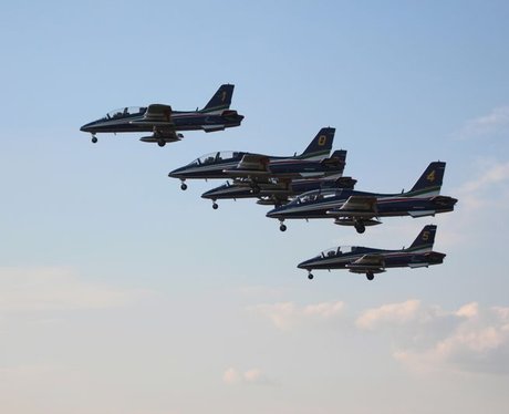 Royal International Air Tattoo: Arrivals Day