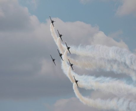 Royal International Air Tattoo: Arrivals Day