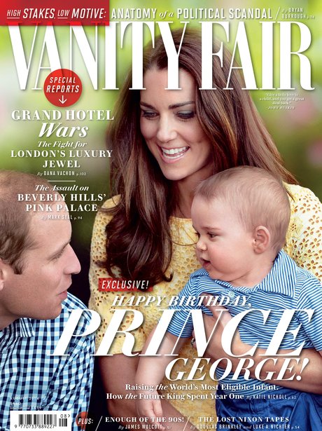 Duke and Duchess of Cambridge with Prince George