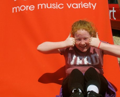 The Heart Angels took their giant deckchair to sun
