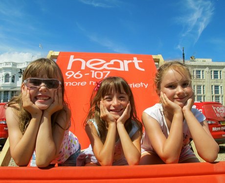 The Heart Angels took their giant deckchair to sun