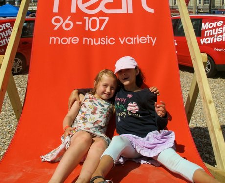 The Heart Angels took their giant deckchair to sun