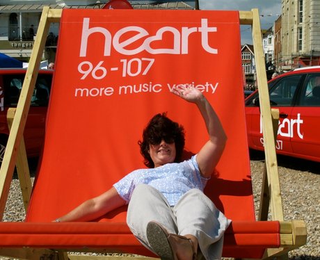 The Heart Angels took their giant deckchair to sun
