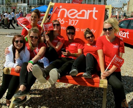 The Heart Angels took their giant deckchair to sun