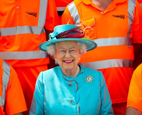 Queen Elizabeth II Royal opening of Reading Statio