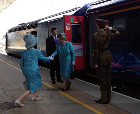 Queen Opens Revamped Reading Train Station - Queen Opens Revamped ...