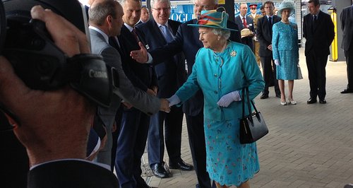 Queen Opens Revamped Reading Train Station
