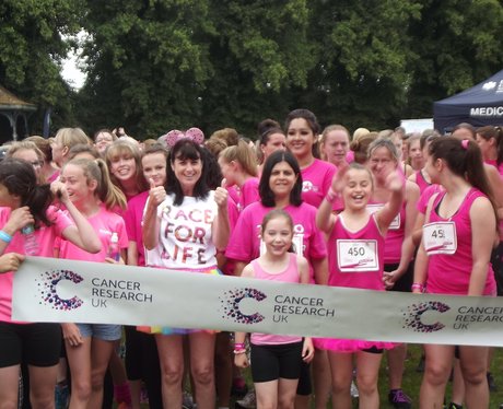 Race For Life Rugby, Ladies in Pink!