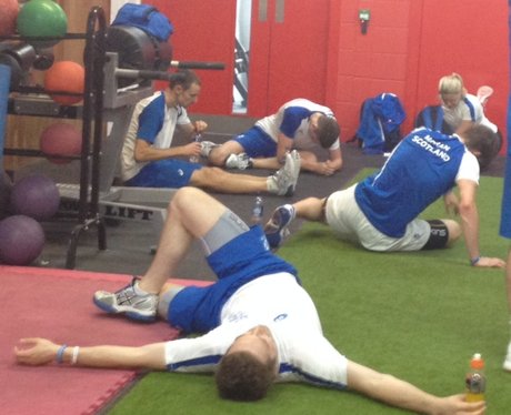 Team Scotland Squash Training