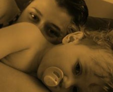 Mother and baby selfie