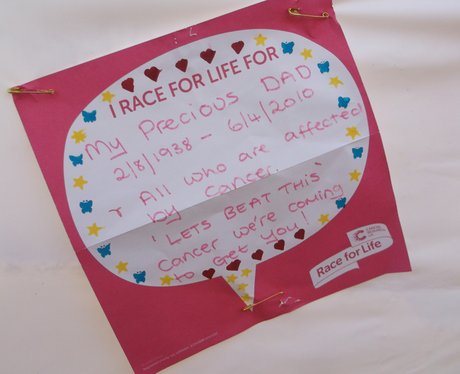 Race For Life Cirencester - The Messages