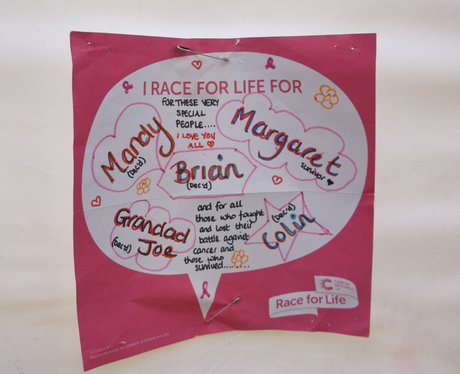 Race For Life Cirencester - The Messages