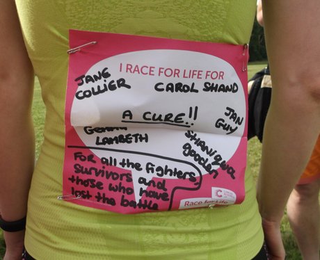 Race For Life Cirencester - The Messages