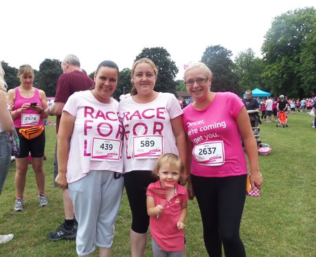Reading Race for Life 2014 - Before the Race