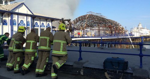 Eastbourne Pier Fire - Damage