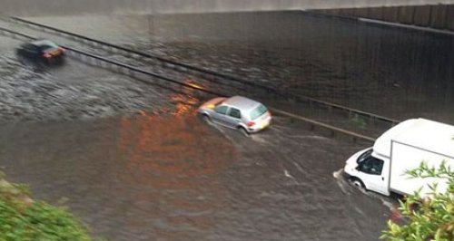 Flooding on the A40 at Hillingdon