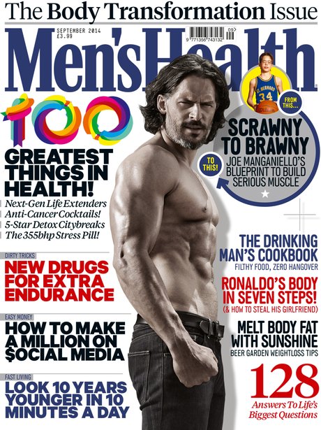 Joe Manganiello on Septembers Men's Health Cover
