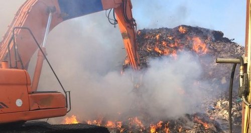 Averies Recycling fire in Swindon