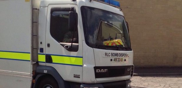 Bomb disposal team in Frome