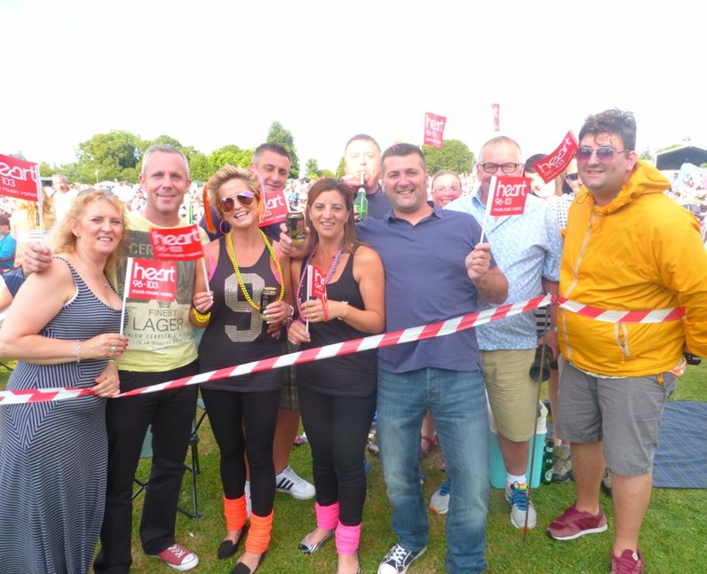 Heart Angels: Audley End 80's Night (2 August 2014