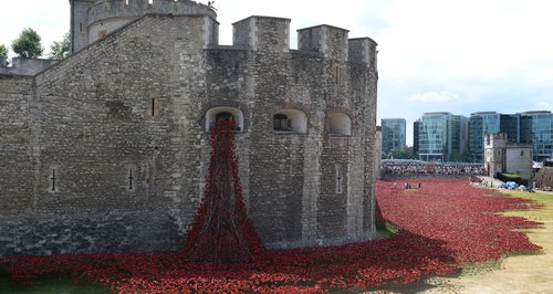 River of Blood at London's Tower Bridge