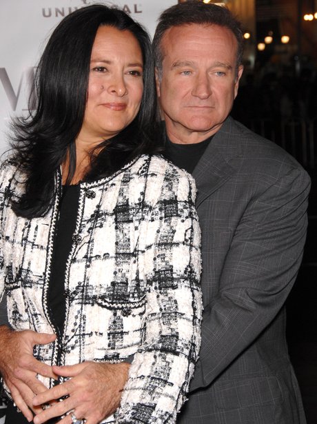 Robin Williams with his second wife Marsha Garces Williams. - Robin ...