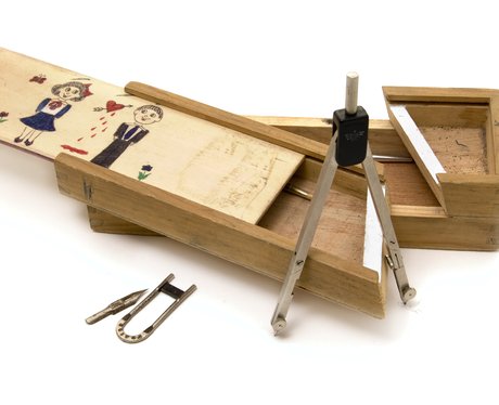 Back To School Wooden Pencil Case